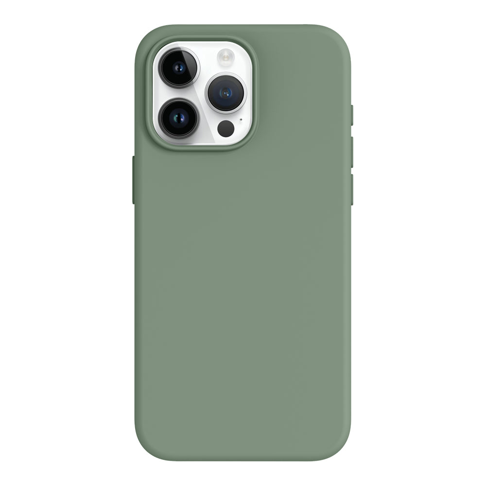 iPhone 15 Pro Max silicone case#color_calke green
