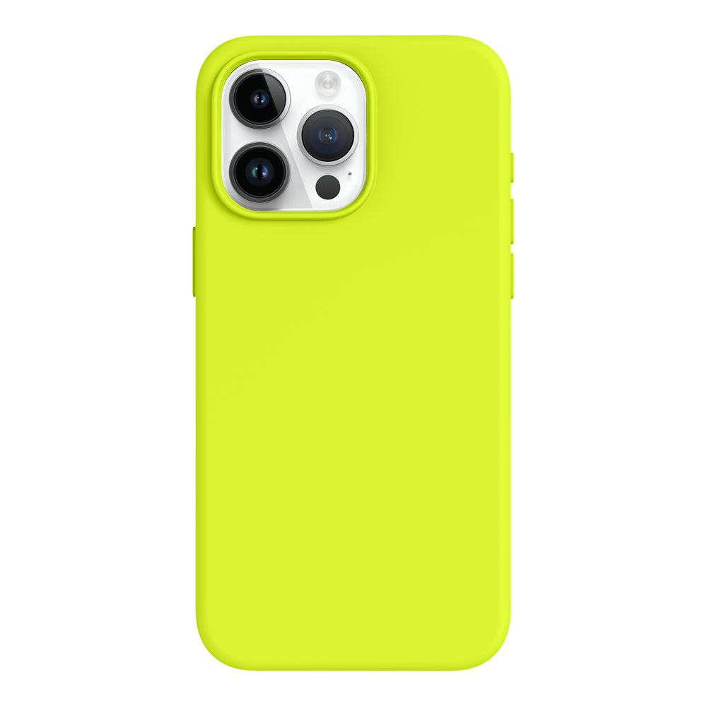 iPhone 15 Pro Max silicone case#color_fluorescent green