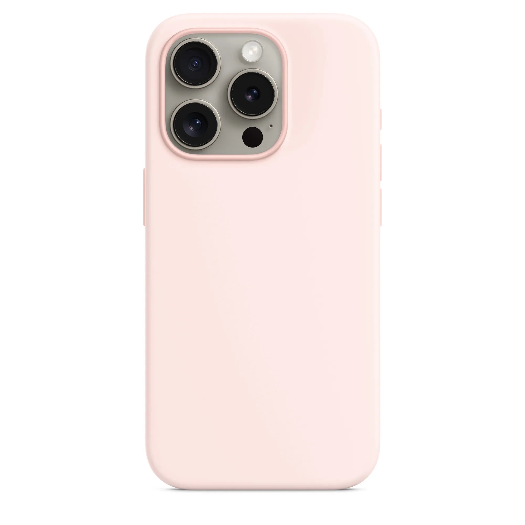 iPhone 15 Pro Max silicone case with MagSafe - pink