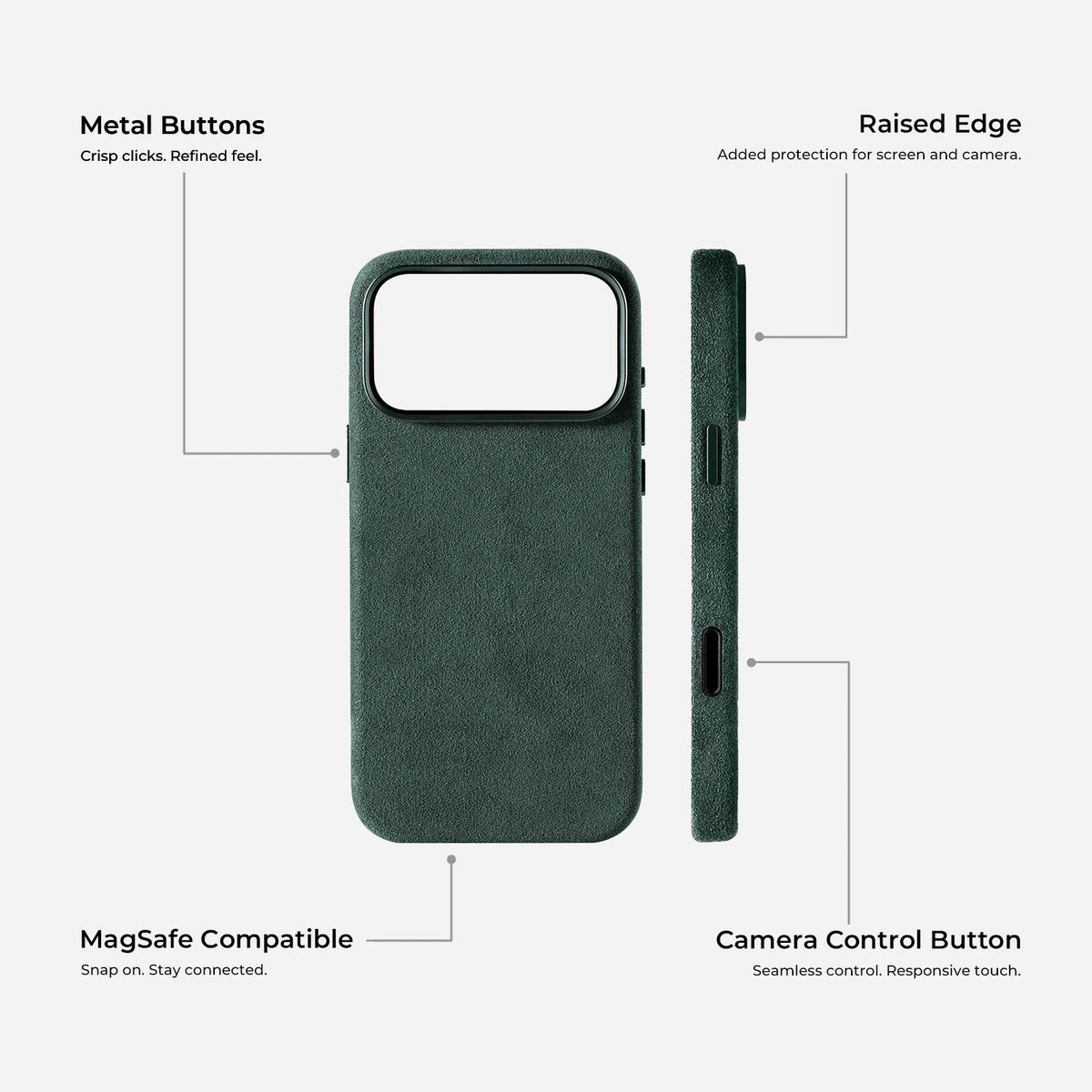 iPhone 17 Pro Alcantara Case