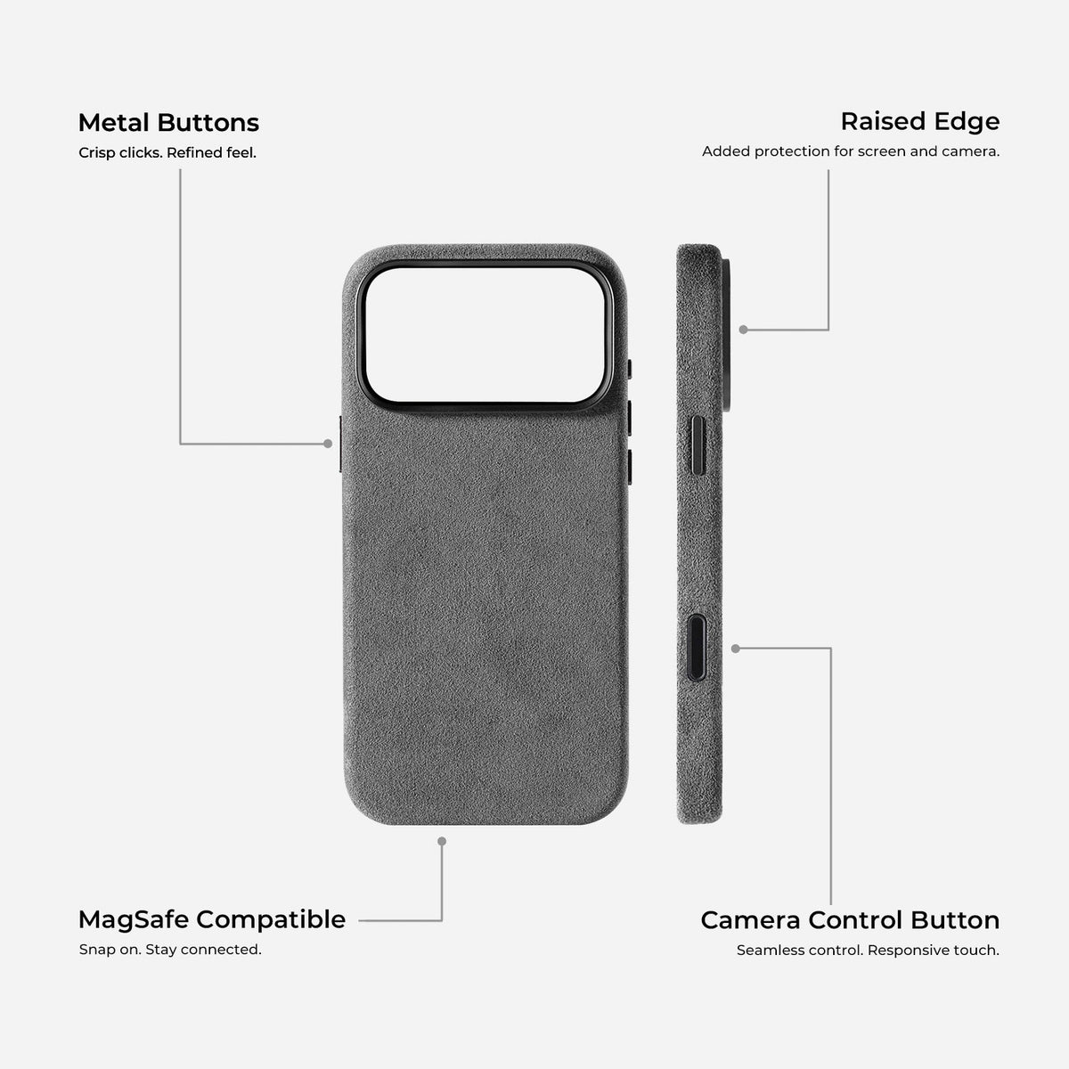 iPhone 17 Pro Alcantara Case