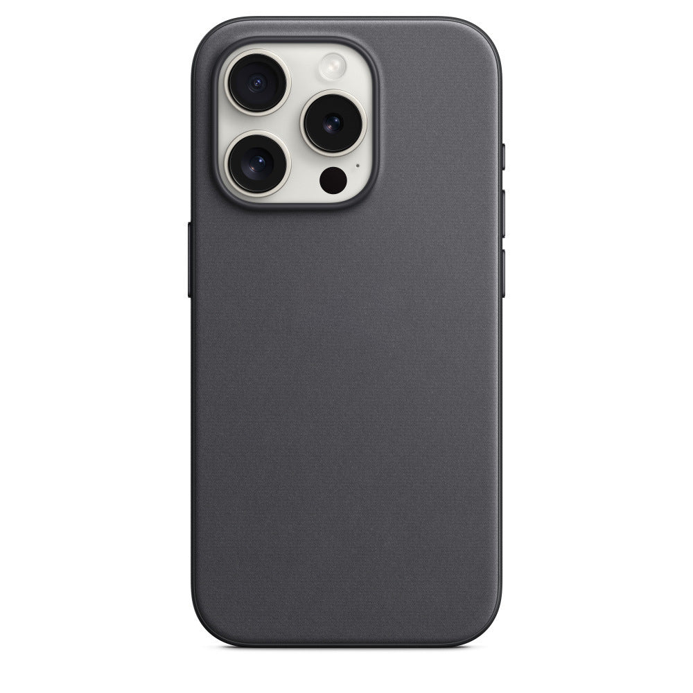 iPhone 15 Pro Max fine woven case with MagSafe#color_black