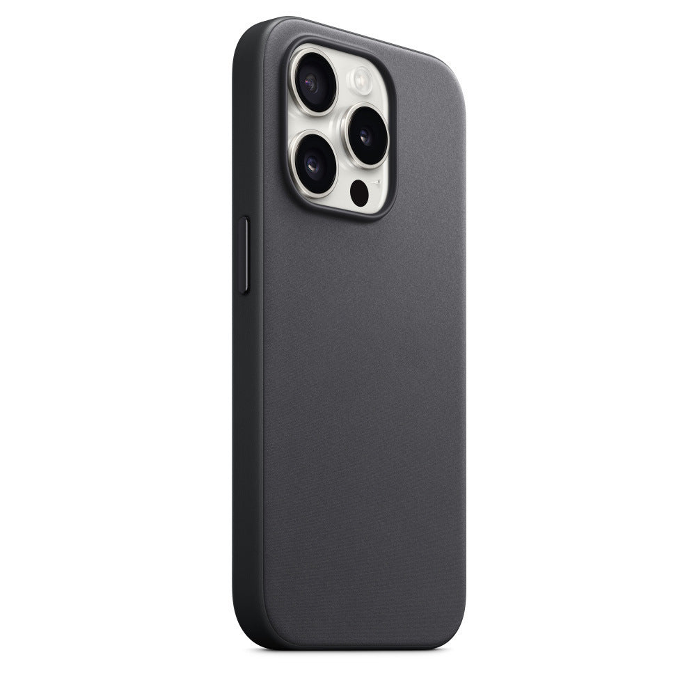 iPhone 15 Pro Max fine woven case with MagSafe#color_black