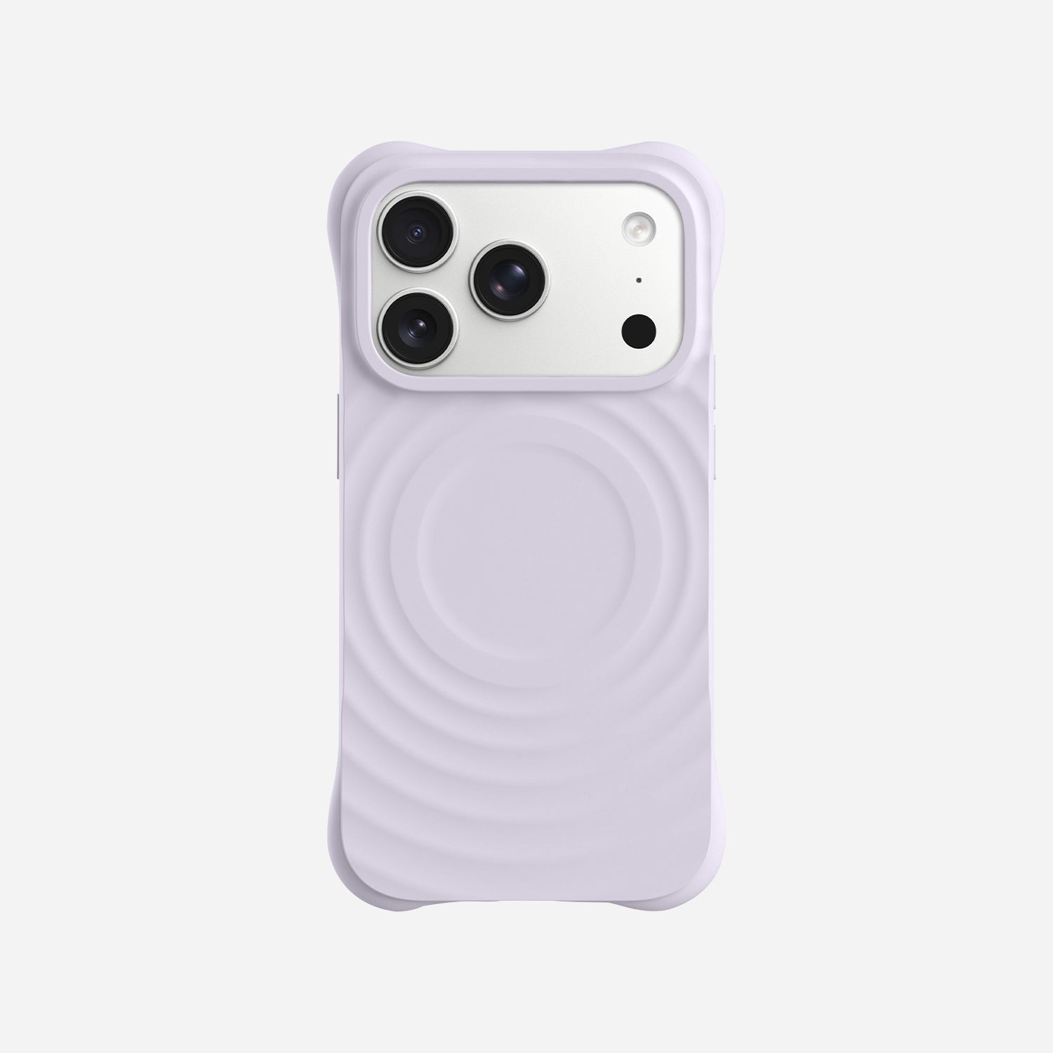 Rugged iPhone 17 Pro Max Silicone Case with Camera Control Cloud Mauve