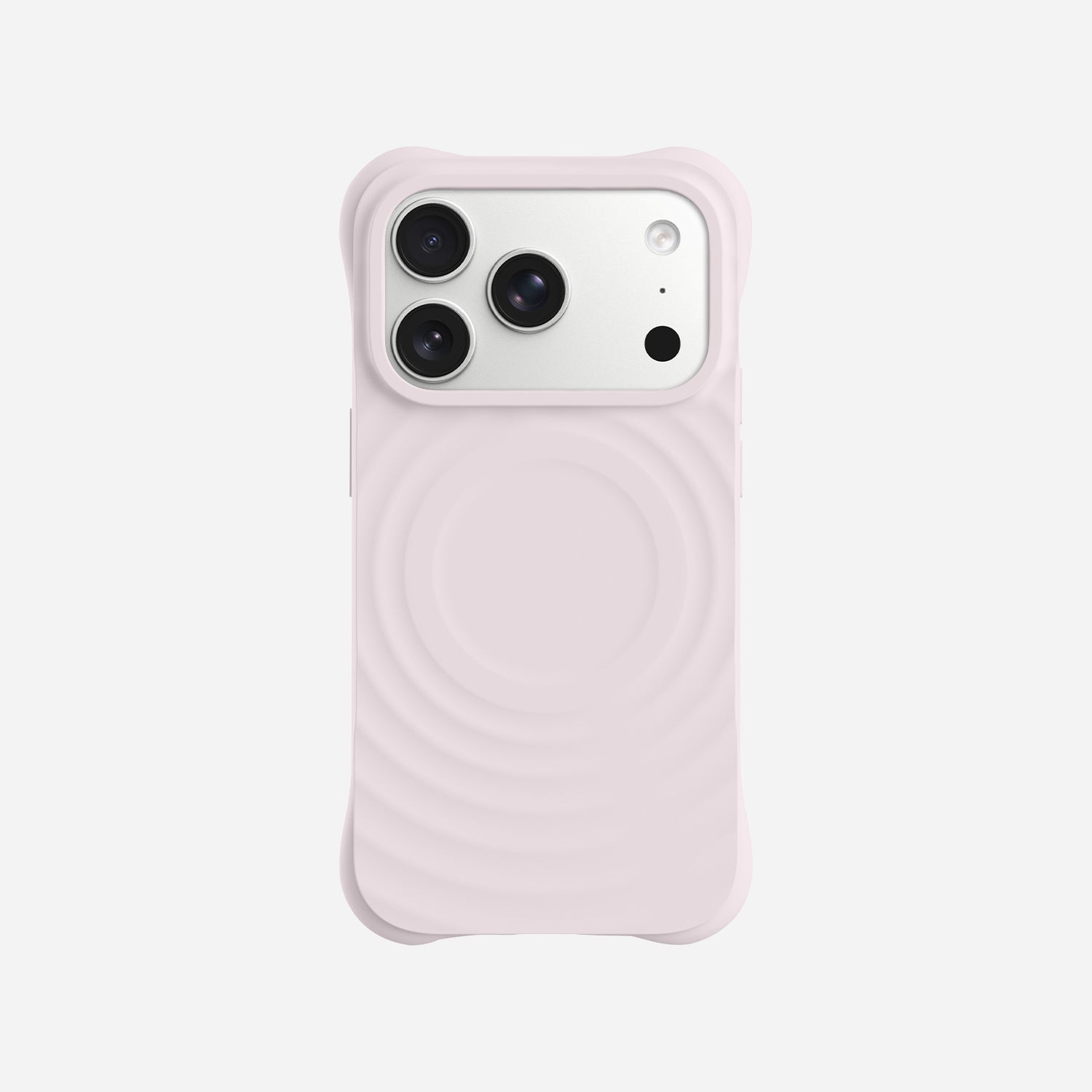 Rugged iPhone 17 Pro Max Silicone Case with Camera Control Ice Pink