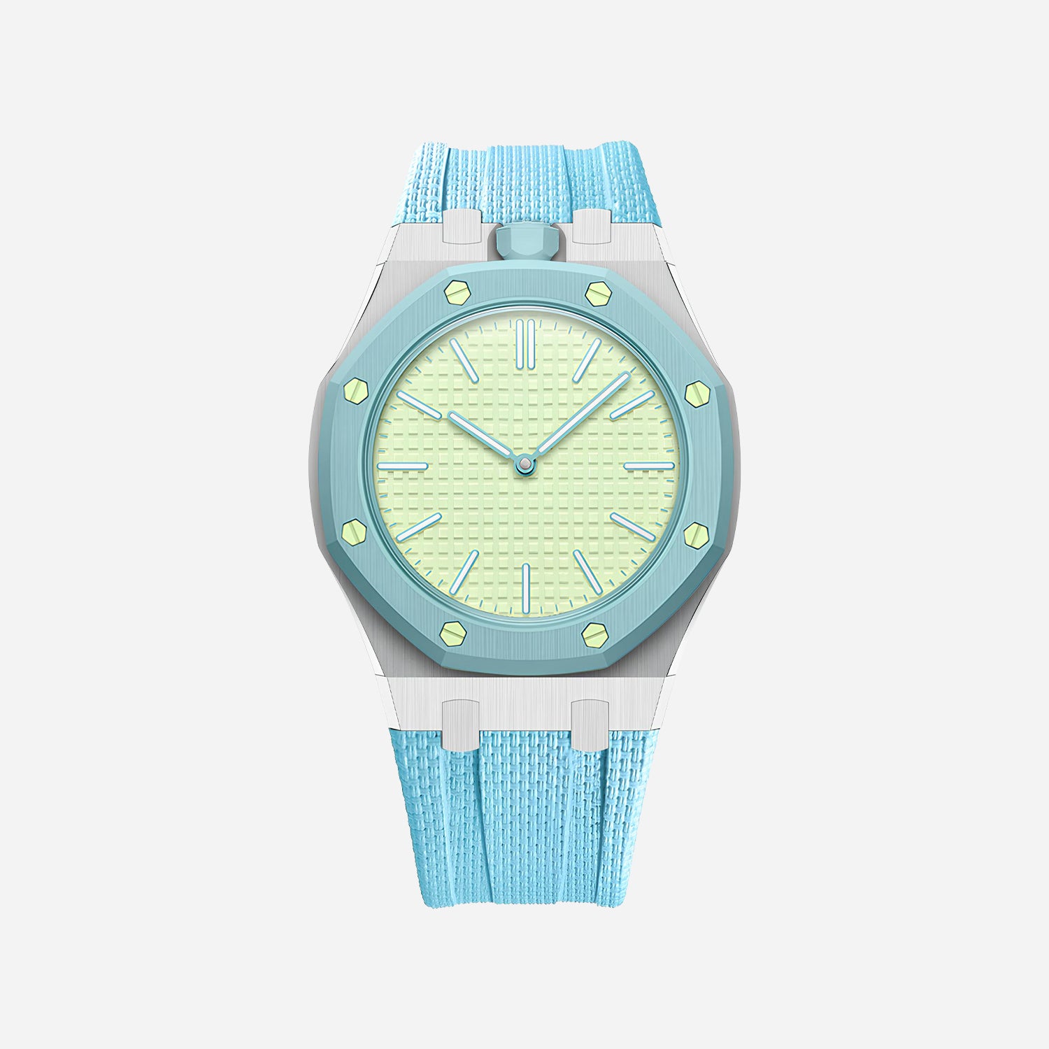 Rubber Strap & Case for AP x Swatch Royal Pop BLAUE ACHT