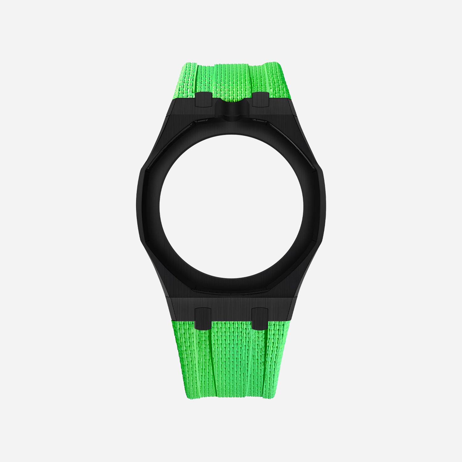 Rubber Strap & Case for AP x Swatch Royal Pop GREEN EIGHT