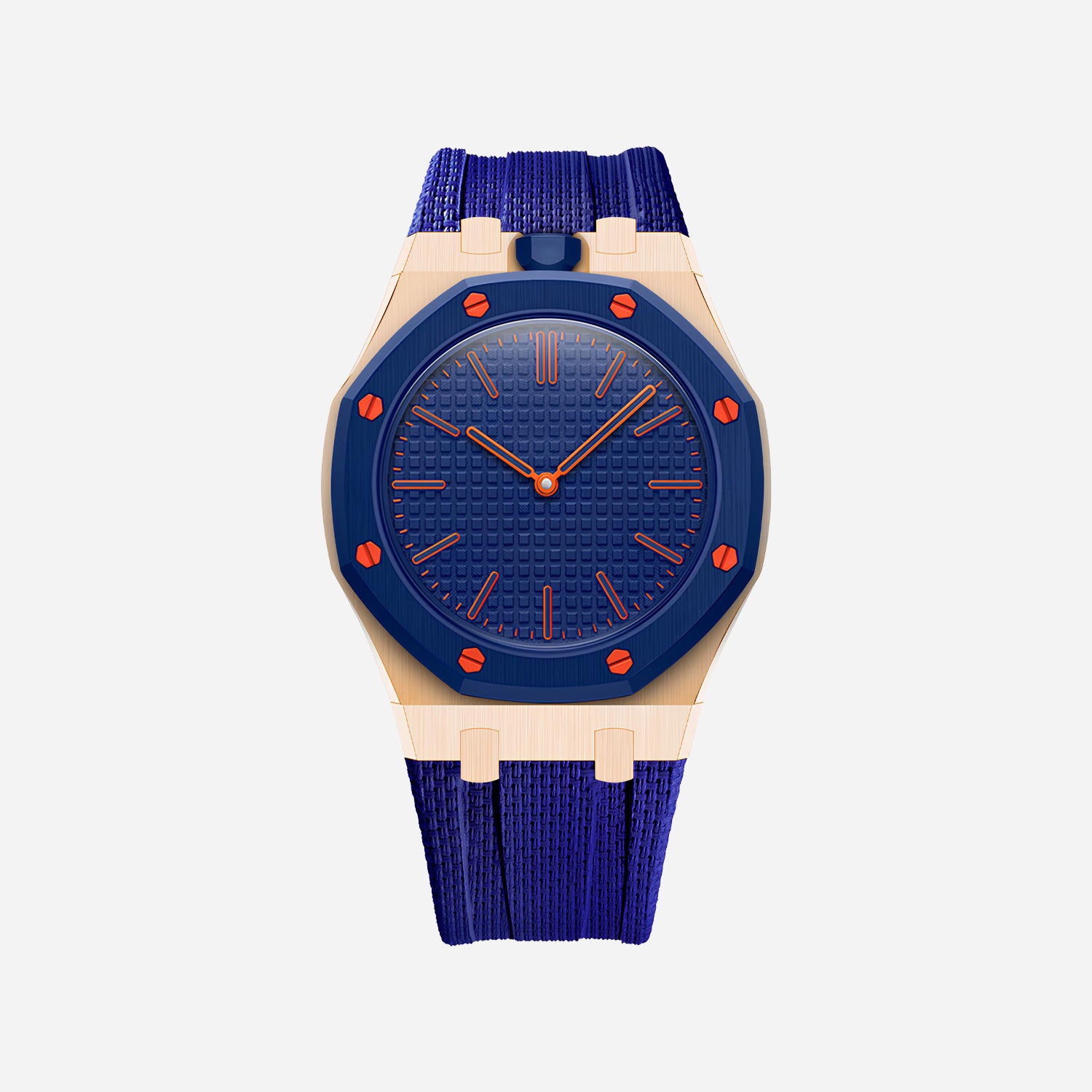 Rubber Strap & Case for AP x Swatch Royal Pop ORENJI HACHI