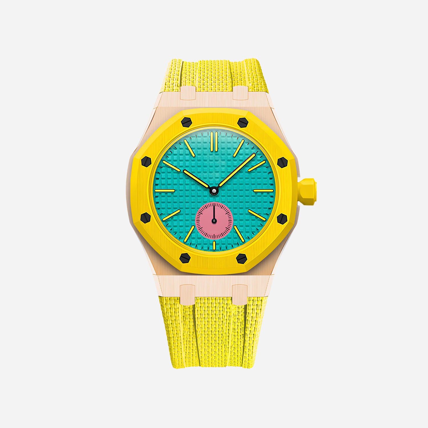 Rubber Strap & Case for AP x Swatch Royal Pop OTG ROZ