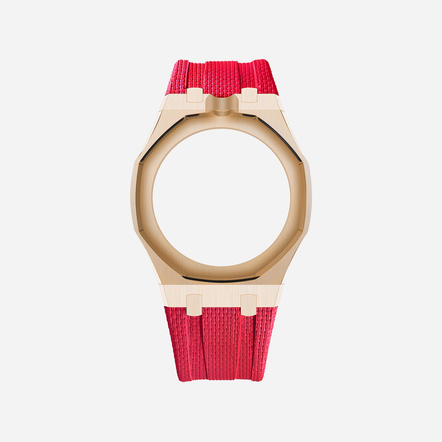 Rubber Strap & Case for AP x Swatch Royal Pop OTTO ROSSO