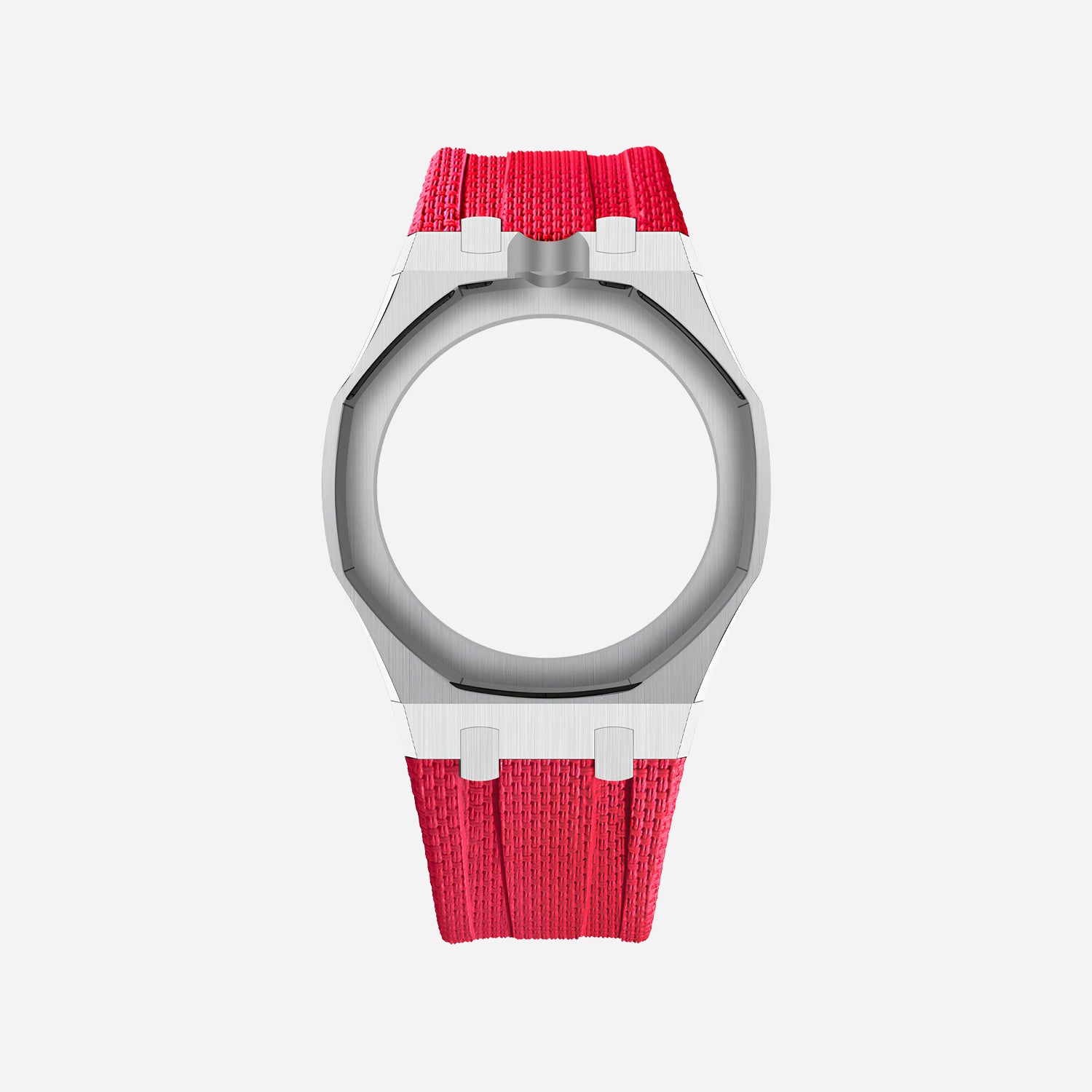 Rubber Strap & Case for AP x Swatch Royal Pop OTTO ROSSO