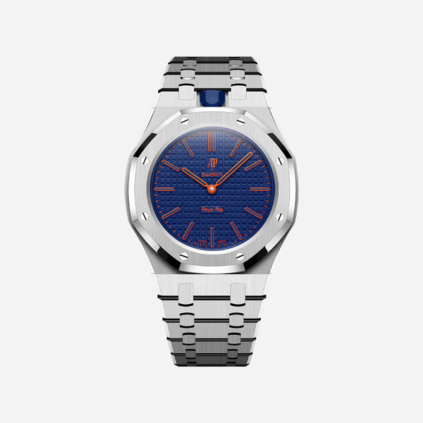  POP AP×Swatch フルステンレスケース ロイヤルオーク風 stainless-steel-bracelet-case-