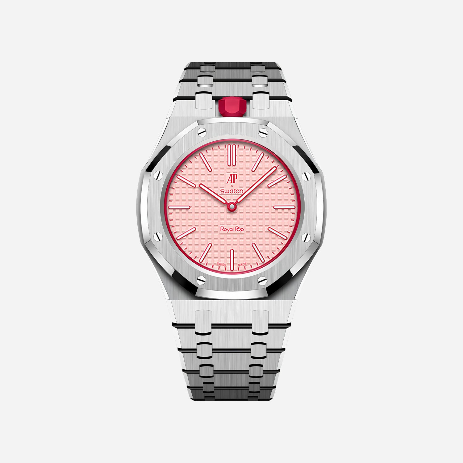 Stainless Steel Bracelet & Case for AP x Swatch Royal Pop