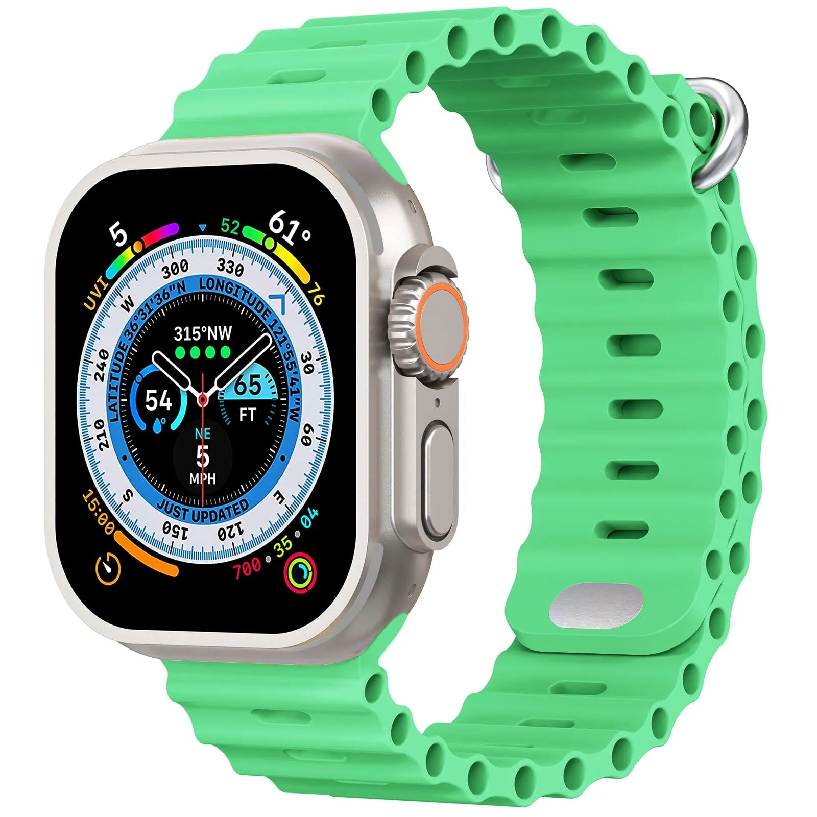 Apple Watch ocean band#color_bright-green