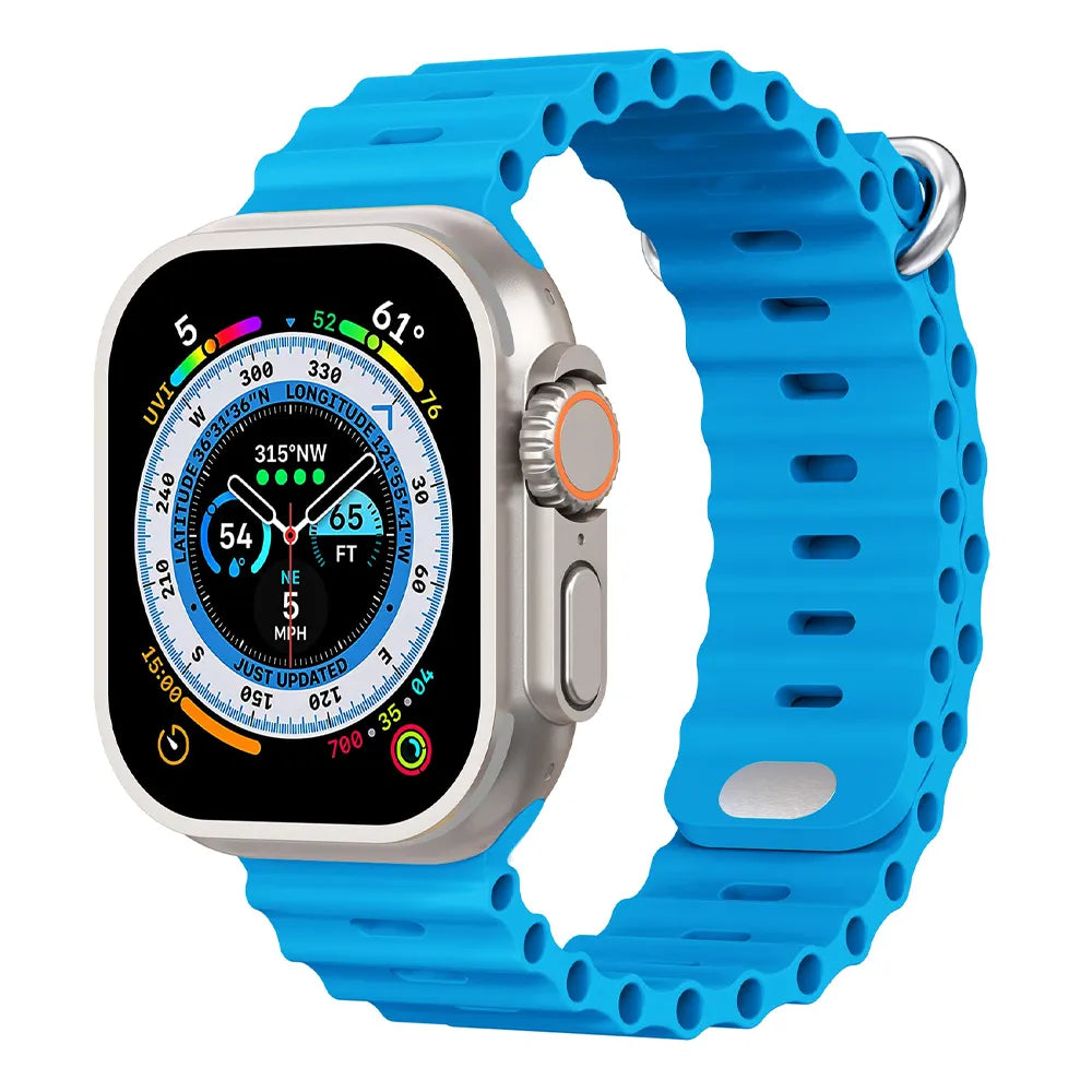 Apple Watch ocean band - surf blue#color_surf blue