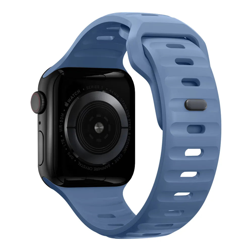 waterproof Apple Watch silicone band#color_blue