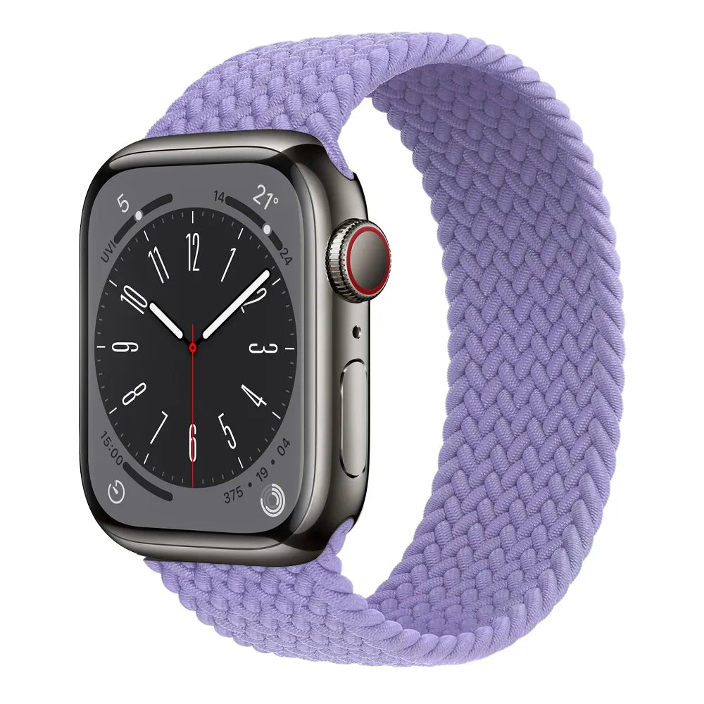 Apple Watch Braided Solo Loop - light purple#color_light purple