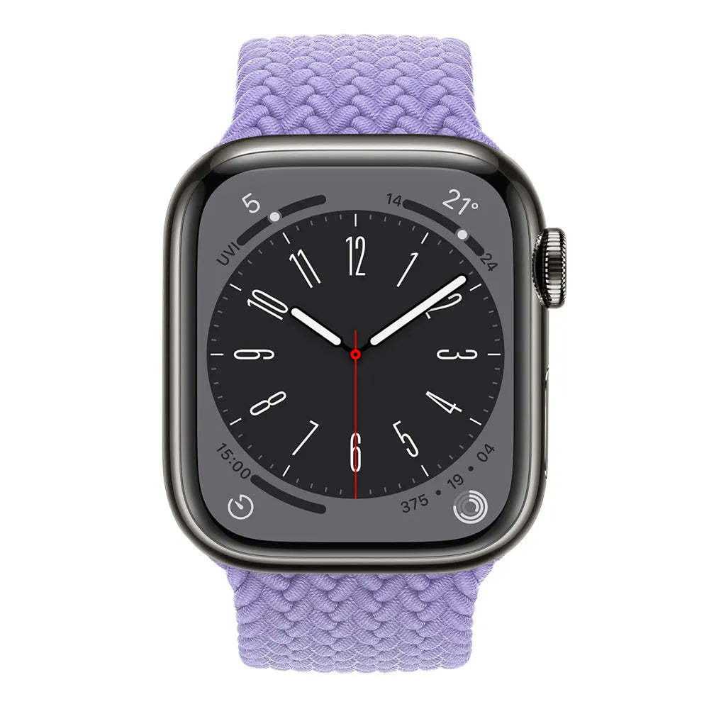 Apple Watch Braided Solo Loop - light purple#color_light purple