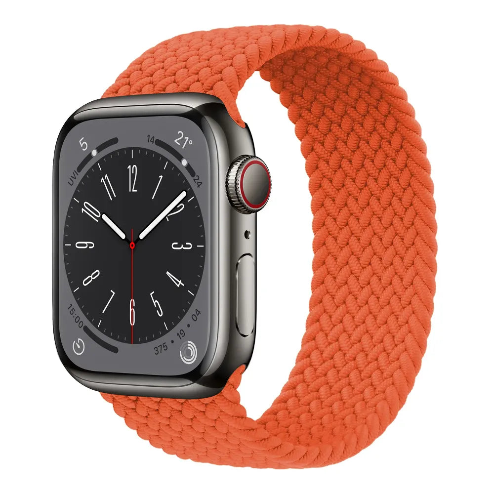 Apple Watch Braided Solo Loop - orange#color_orange