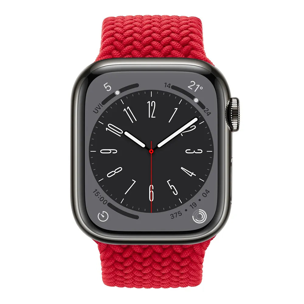 Apple Watch Braided Solo Loop - red#color_red