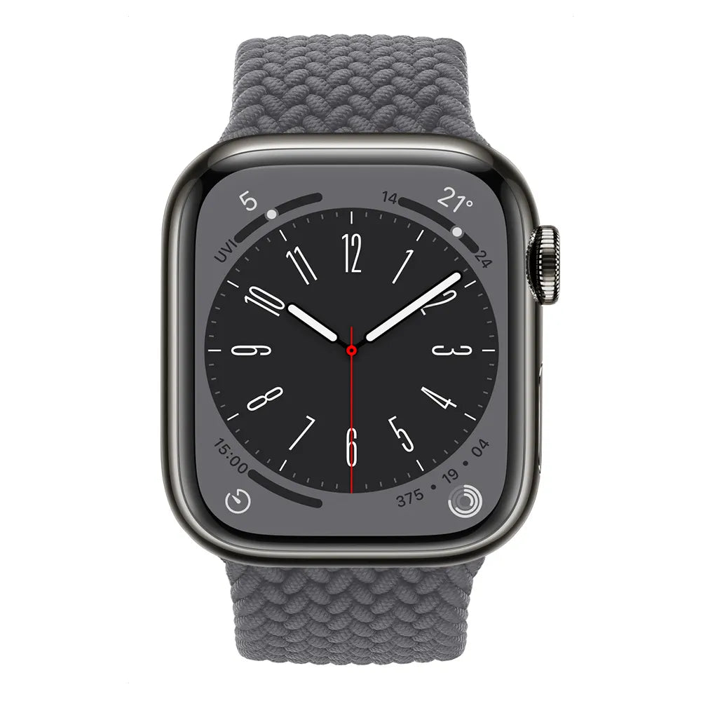 Apple Watch Braided Solo Loop - space gray#color_space gray