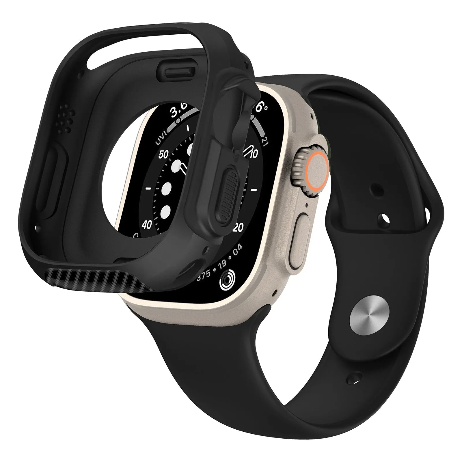 Apple Watch Ultra Rugged Case - Black#color_black