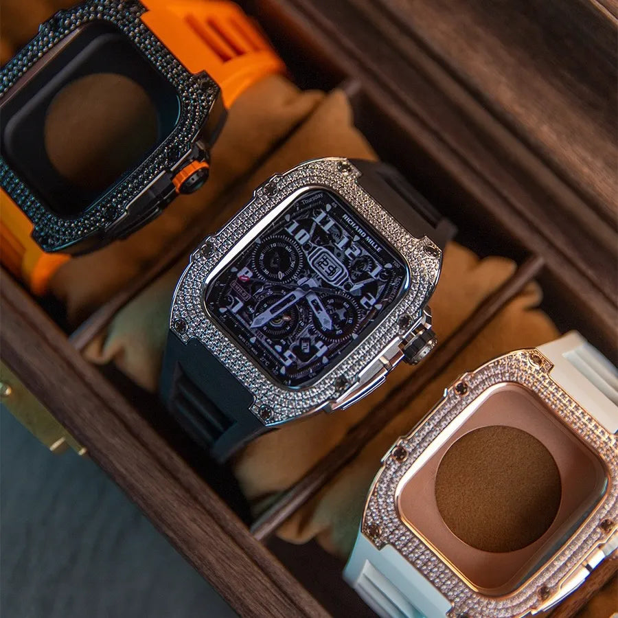 Diamond iwatch best sale case