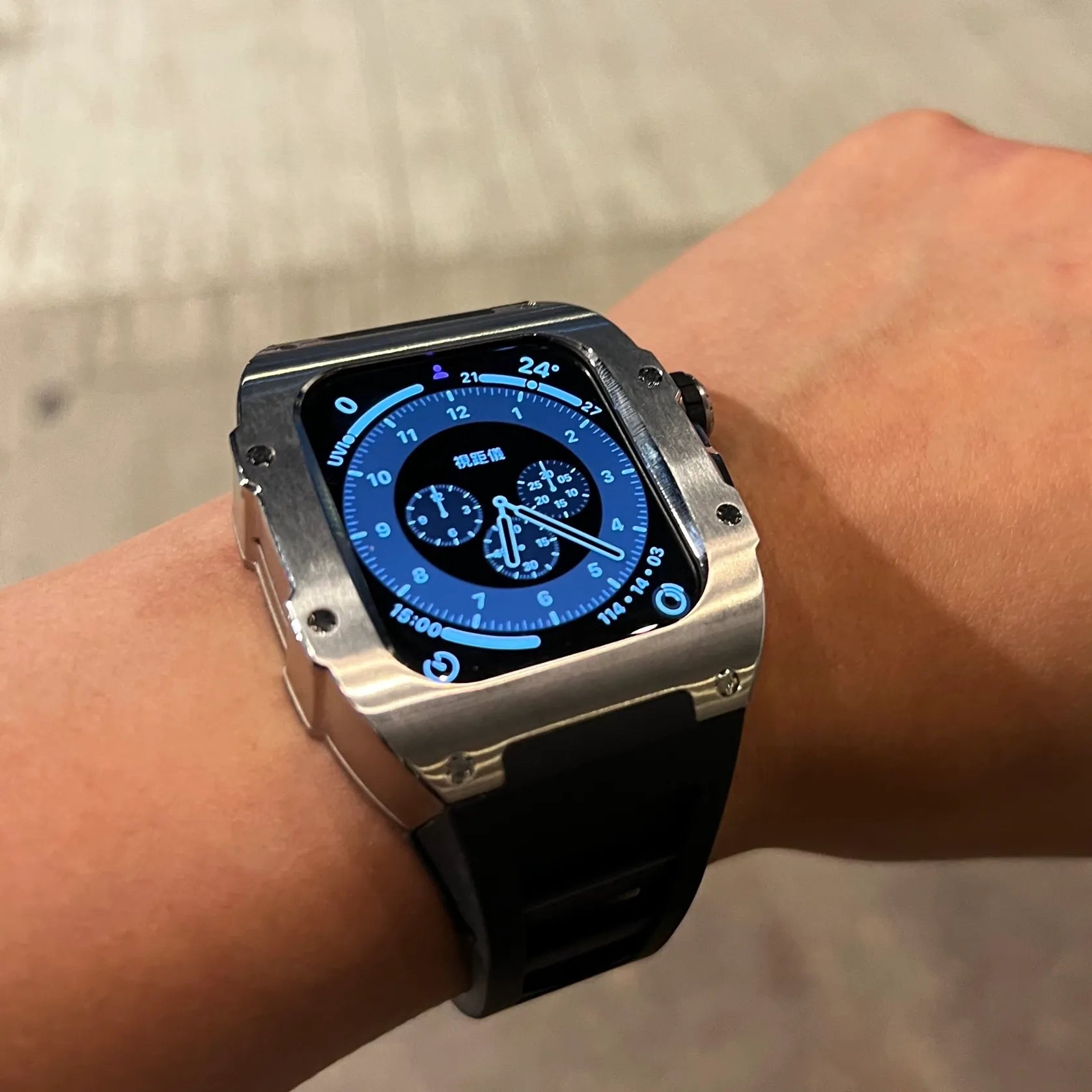 titanium Apple Watch Case retrofit kit
