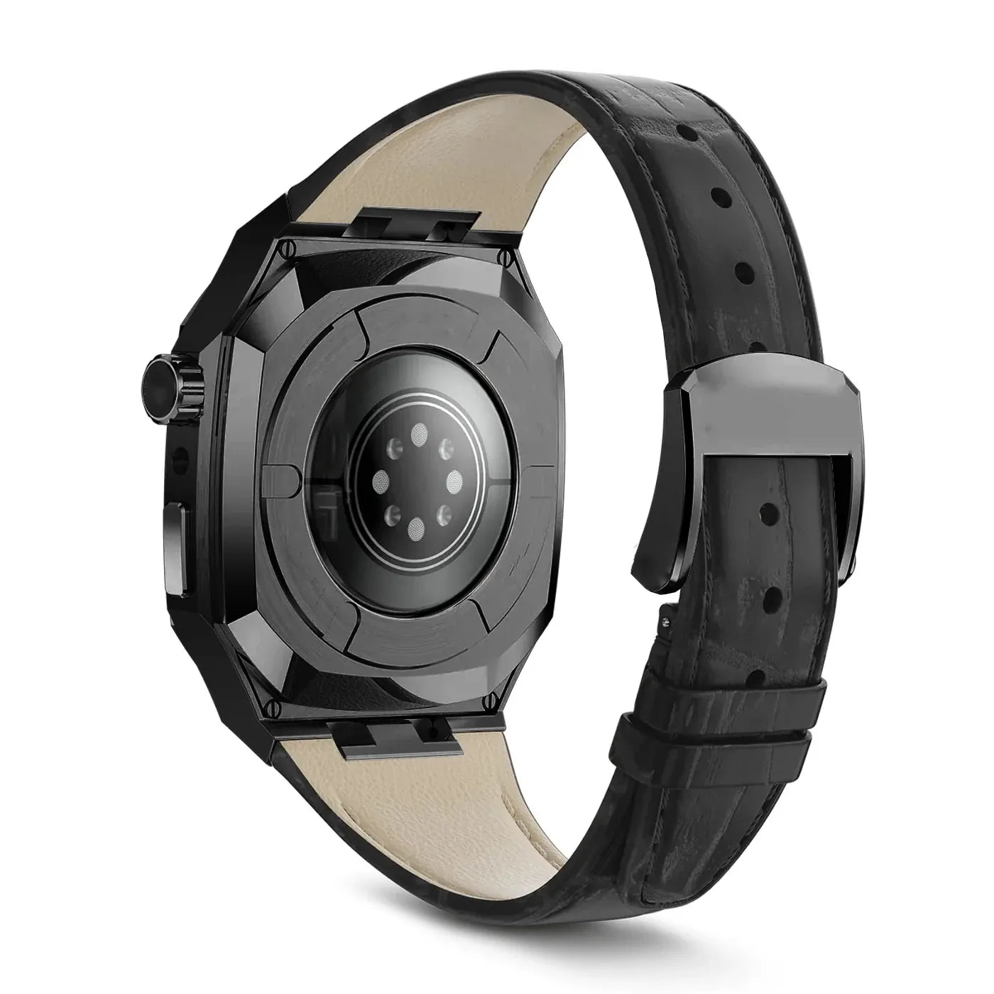 Luxury Apple Watch case#color_black
