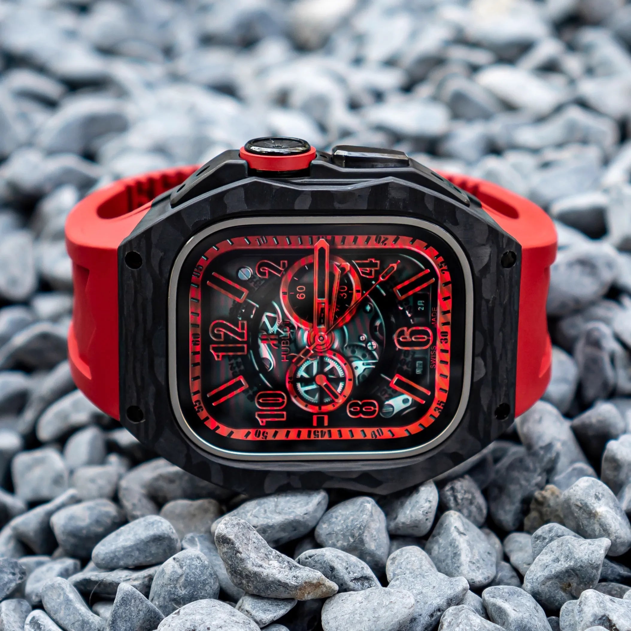 Best Luxury Carbon Fiber Apple Watch Ultra Case Retrofit Kit OTOFLY