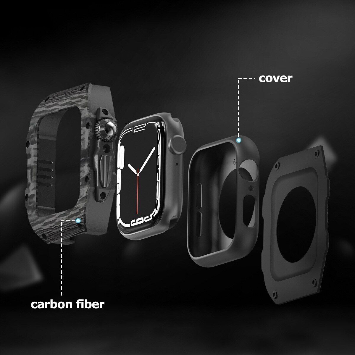 carbon fiber Apple Watch case