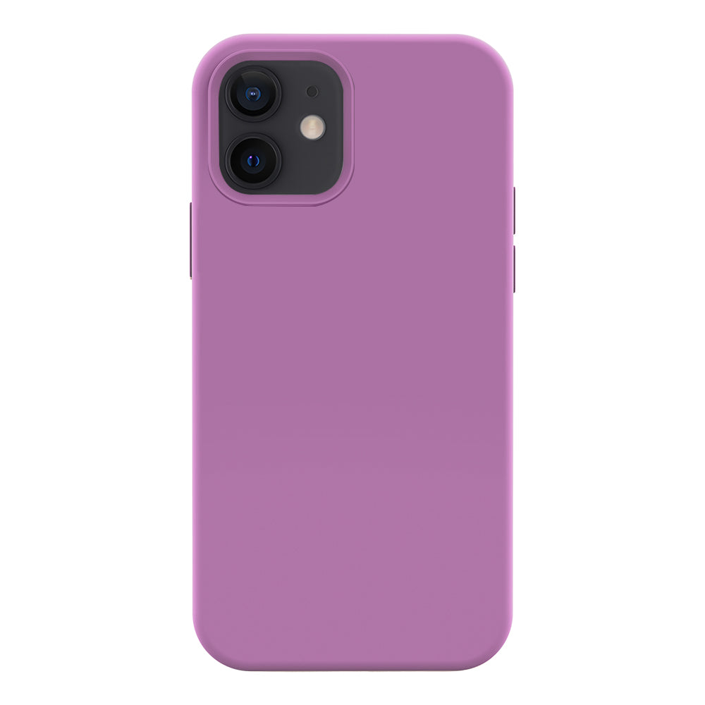 iPhone 12 silicone case - lilac purple#color_lilac purple