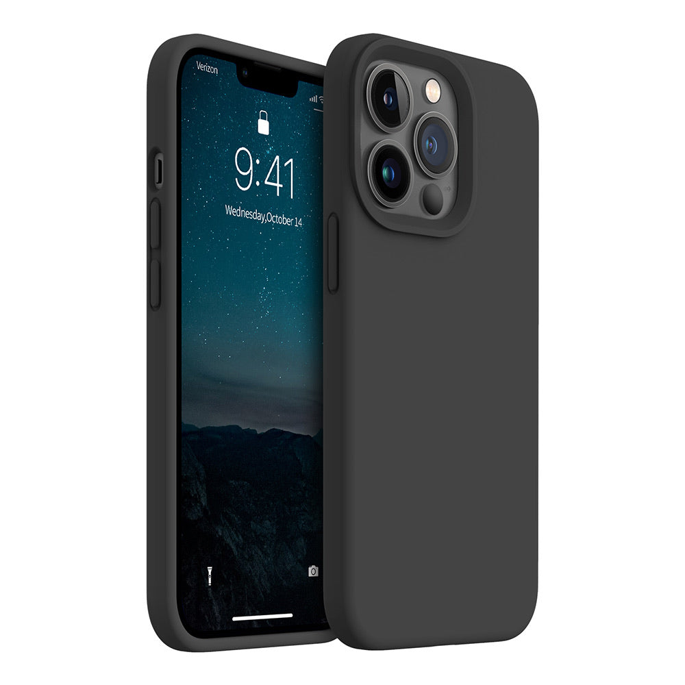 iPhone 13 Pro silicone case - black#color_black
