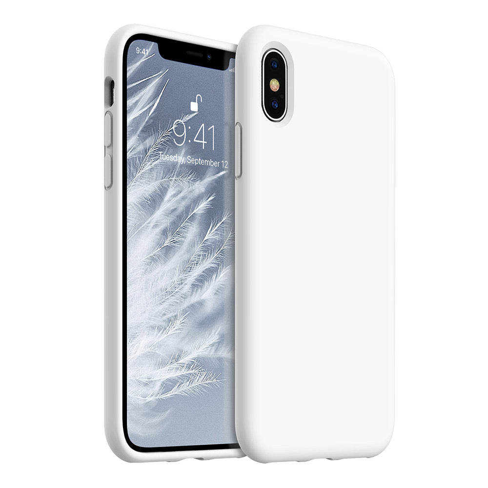 iPhone XS Max silicone case - white#color_white