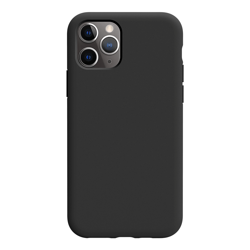 iPhone 11 Pro Max silicone case - black#color_black