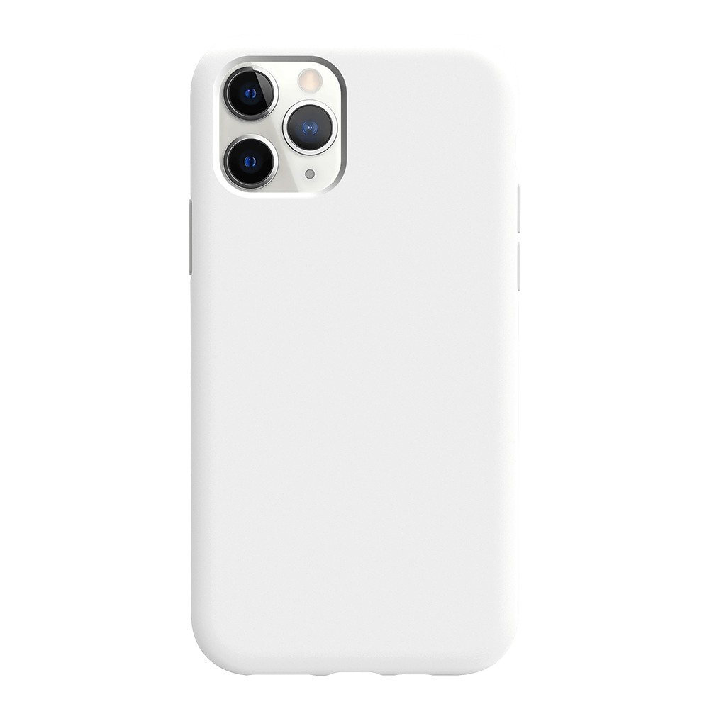 iPhone 11 Pro Max silicone case - white#color_white