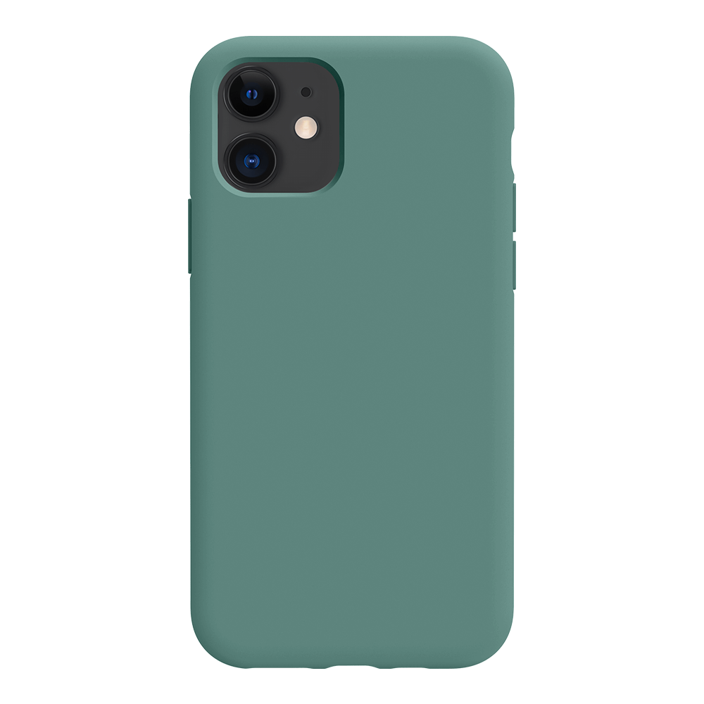 iPhone 11 silicone case - pine green#color_pine green