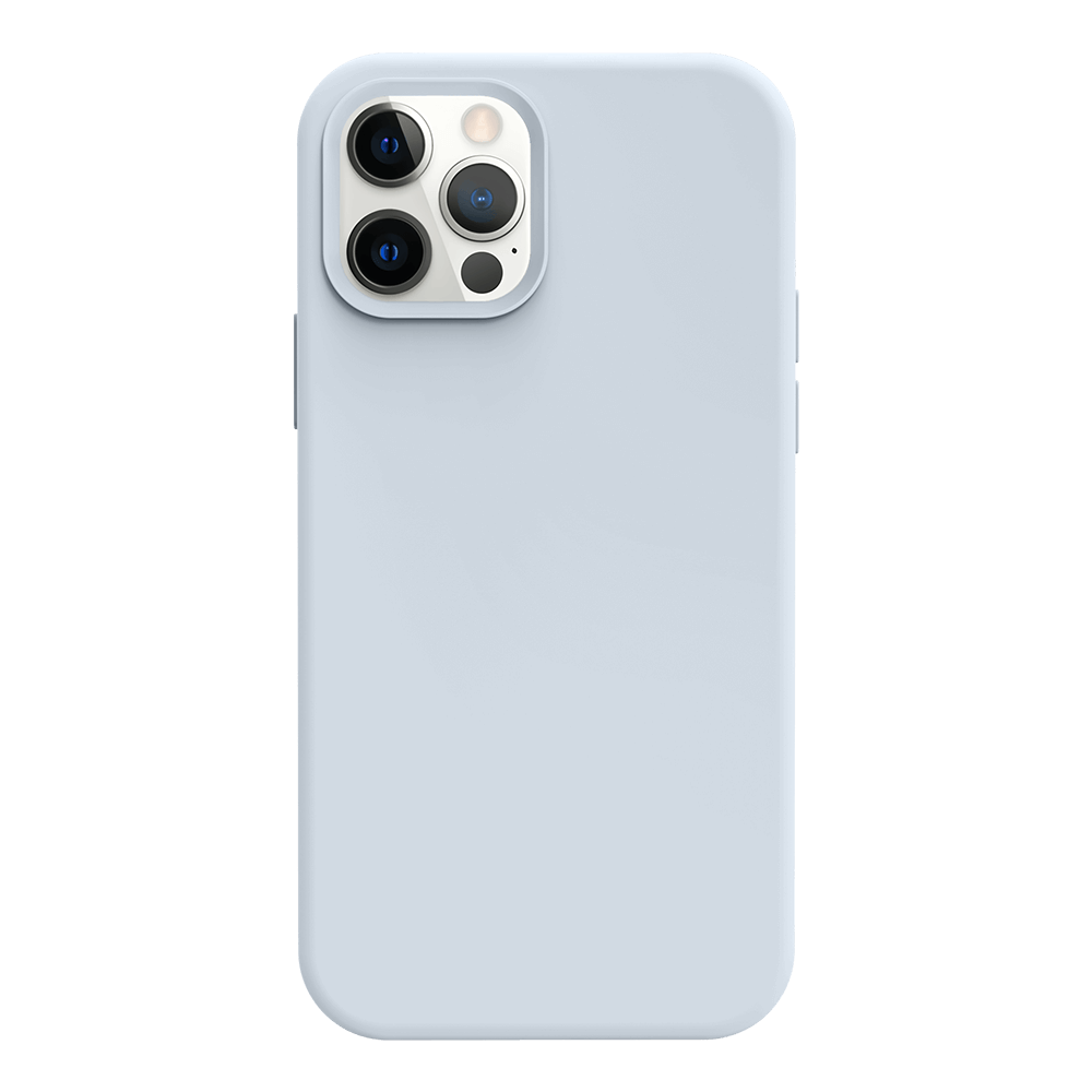 iPhone 12 Pro Max silicone case - nattier blue#color_nattier blue