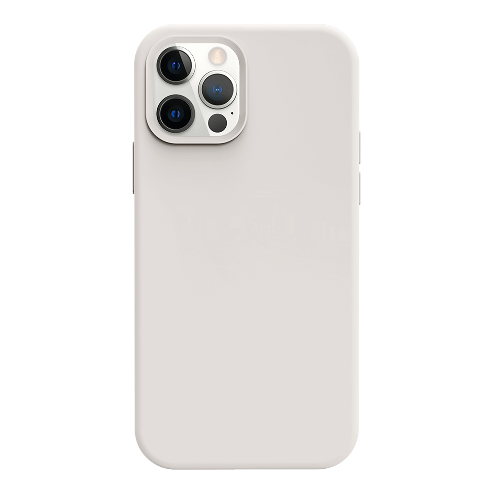 iPhone 12 Pro Max silicone case - stone#color_stone