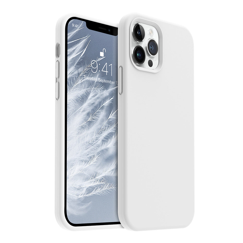 iPhone 12 Pro Max silicone case - white#color_white