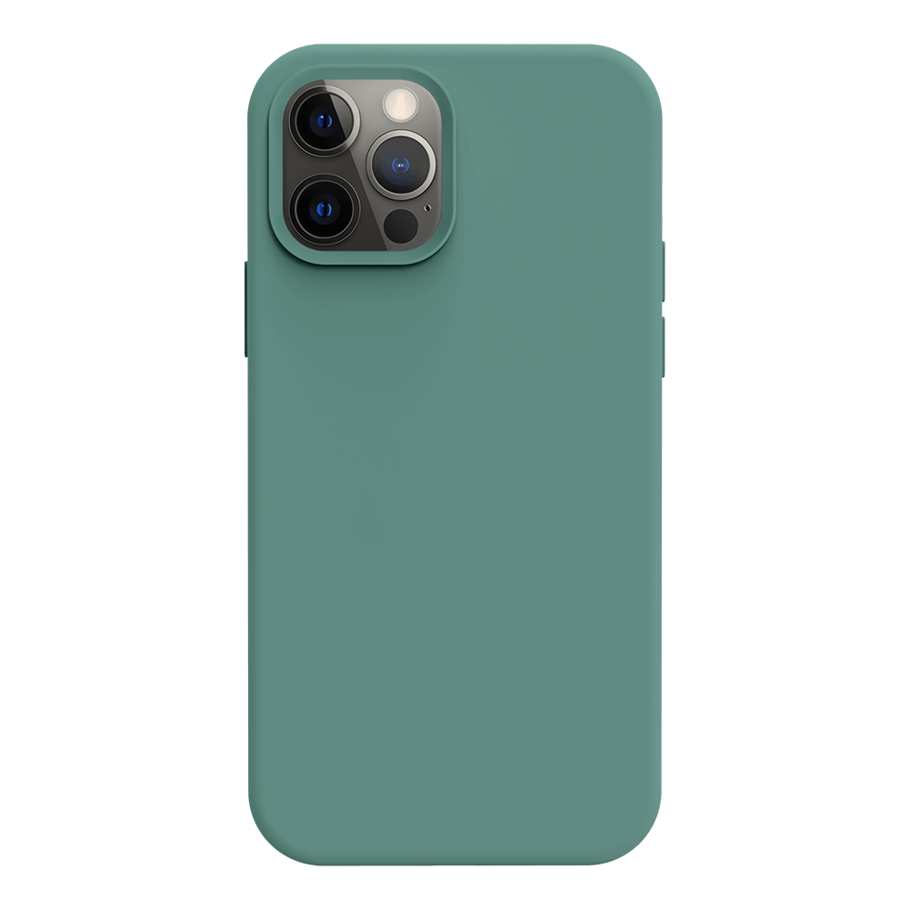 iPhone 12 Pro silicone case - pine green#color_pine green