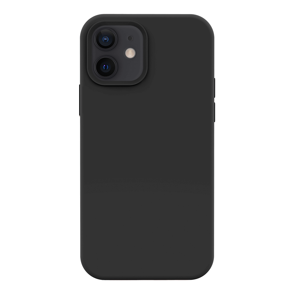 iPhone 12 silicone case - black#color_black
