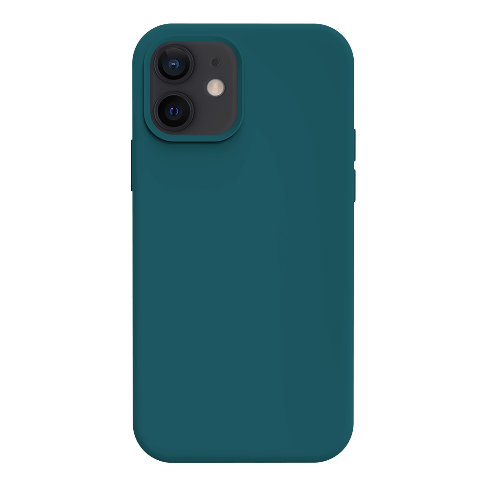 iPhone 12 silicone case - teal#color_teal