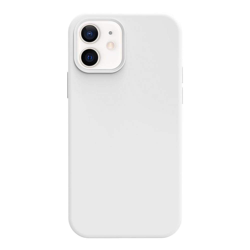 iPhone 12 silicone case - white#color_white