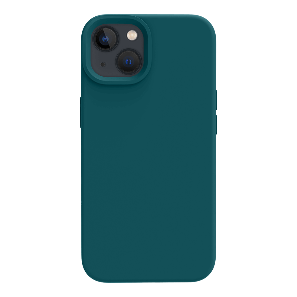iPhone 13 Mini silicone case - teal#color_teal