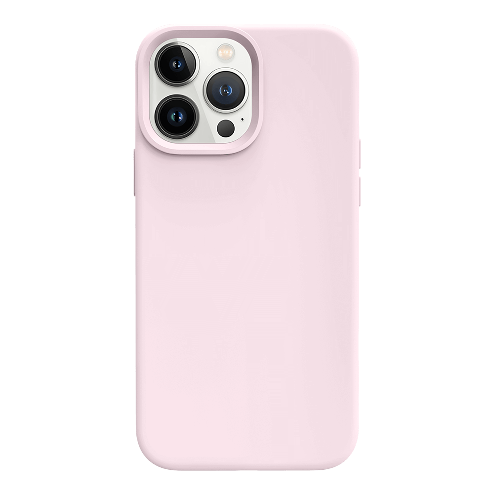 iPhone 13 Pro Max silicone case - ice pink#color_ice pink
