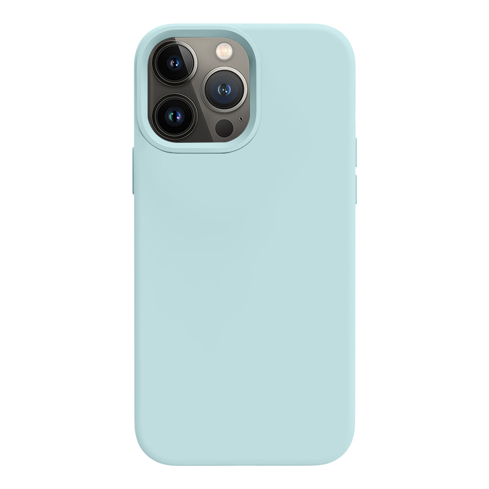 iPhone 13 Pro Max silicone case - Mint Green#color_mint green