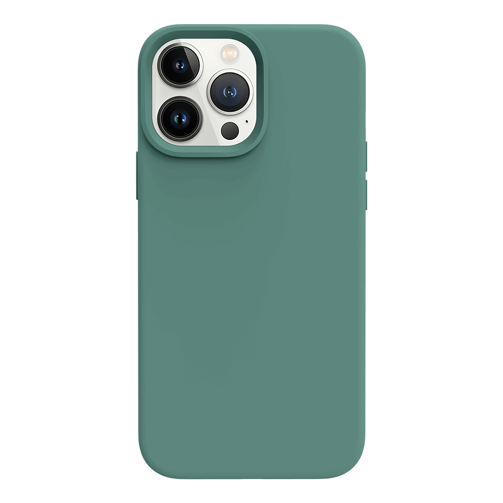 iPhone 13 Pro Max silicone case - pine green#color_pine green