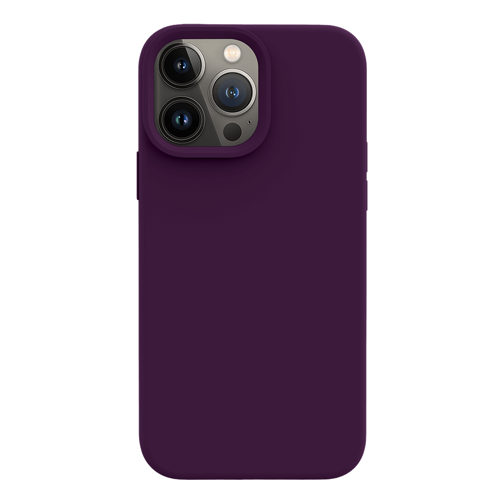 iPhone 13 Pro Max silicone case - purple#color_purple