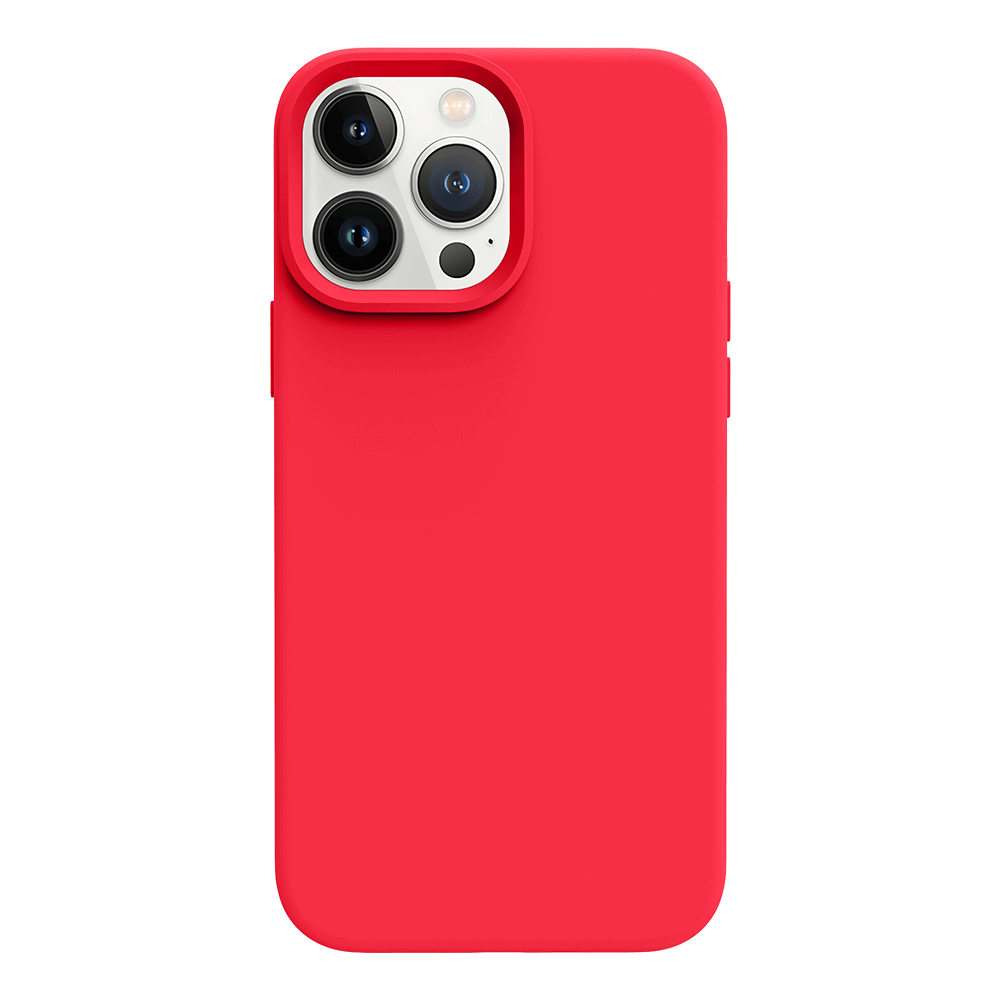 iPhone 13 Pro Max silicone case - red#color_red